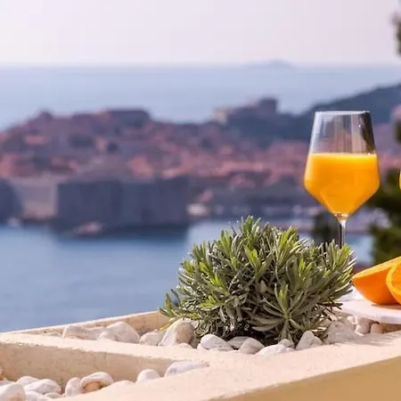 شقة Stella Maris- One Bedroom With Balcony And Sea View دوبروفينك